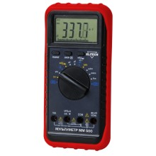 Мультиметр ELITECH ММ 500 пост.600В\перем.600В,перем.10А\пост.10А,40МОм,4000мкФ,2000кГц,Авт.выбор диап.,ЖКдисп.,кор Мультиметр ELITECH ММ 500 пост.600В\перем.600В,перем.10А\пост.10А,40МОм,4000мкФ,2000кГц,Авт.выбор диап.,ЖКдисп.,кор