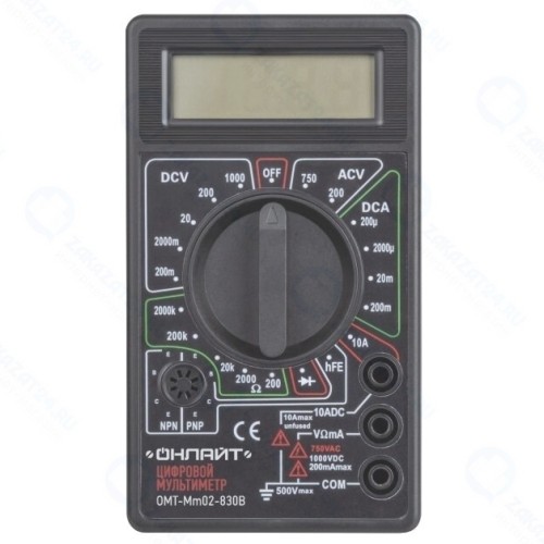 Мультиметр ОНЛАЙТ 82 972 OMT-Mm02-832 (832)