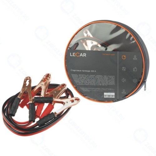 Провода прикуривания LECAR 300А 2,5м, чехол