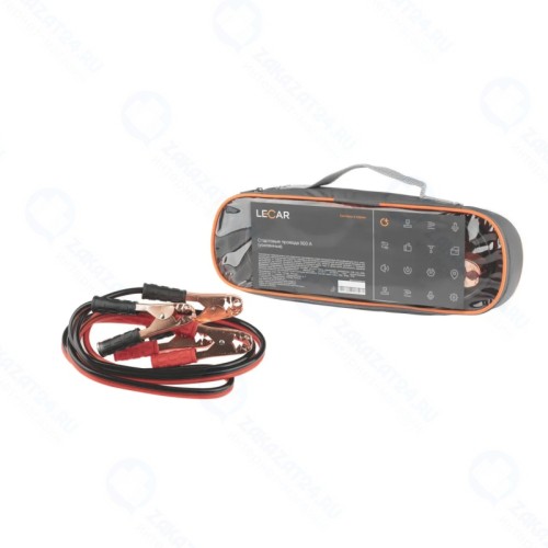 Провода прикуривания LECAR 500А усиленные 2,5м, чехол