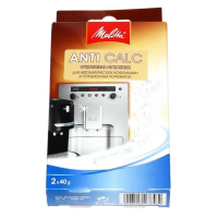 Очиститель накипи Melitta 2х40гр, для кофемашин, 1500804
