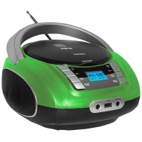 Магнитола Telefunken TF-CSRP3448, зеленый