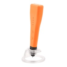 Набор для 3D творчества FUNTASY 3D-ручка Cleo, оранжевая + пластик PLA 17 цветов + книга с трафаретами (4-1-FPN04O-PLA-17-SB)