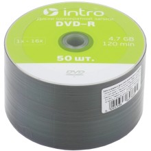 DVD-R диски Intro 16x 4.7Gb, 50 шт (UL130273A1B)
