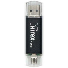 USB-флешка Mirex DCF Smart 16GB Black (13600-DCFBLS16)