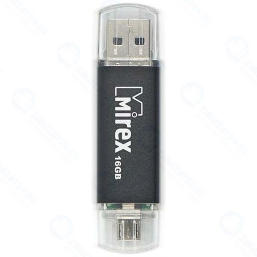 USB-флешка Mirex DCF Smart 16GB Black (13600-DCFBLS16)