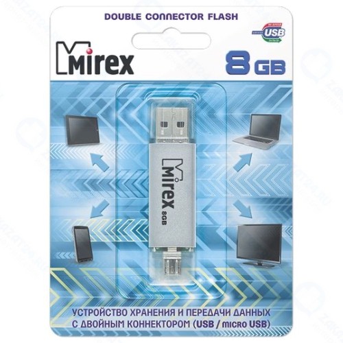 USB-флешка Mirex Smart 8GB Silver (13600-DCFSSM08)