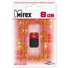 USB-флешка Mirex 8GB Arton Red (13600-FMUART08)