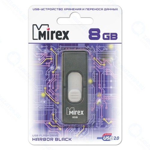 USB-флешка Mirex 8GB Harbor Black (13600-FMUBHB08)