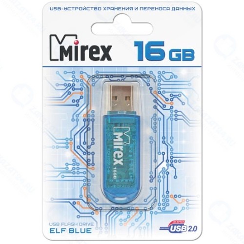 USB-флешка Mirex 16GB Elf Blue (13600-FMUBLE16)