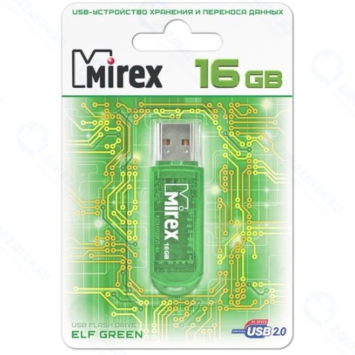 USB-флешка Mirex Elf 16GB Green (13600-FMUGRE16)