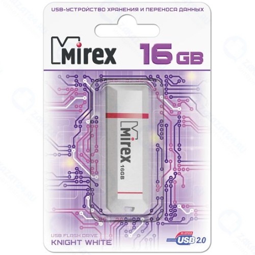 USB-флешка Mirex Knight 16GB White (13600-FMUKWH16)