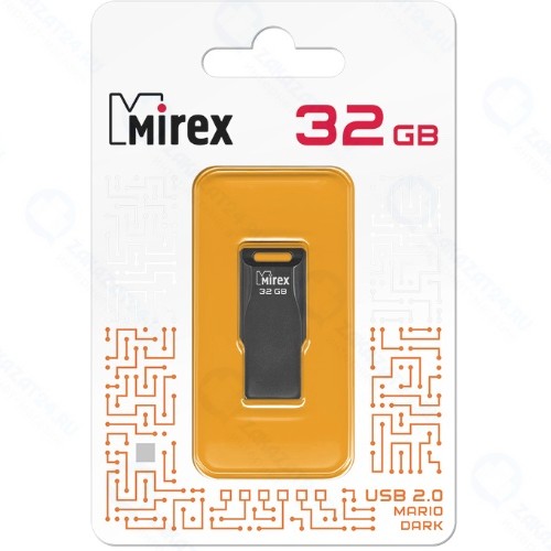 USB-флешка Mirex Mario 32GB Dark (13600-FMUMAD32)