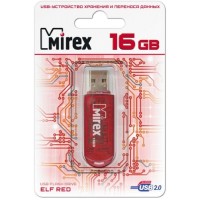 USB-флешка Mirex Elf 16GB Red (13600-FMURDE16)