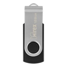 USB-флешка Mirex Swivel 128GB Black (13600-FMURS128)