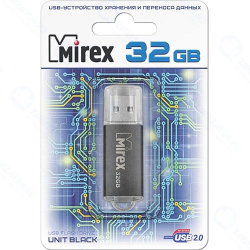 USB-флешка Mirex Unit 32GB Black (13600-FMUUND32)