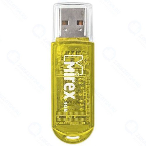 USB-флешка Mirex Elf 4GB Yellow (13600-FMUYEL04)