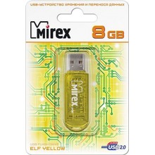 USB-флешка Mirex Elf 8GB Yellow (13600-FMUYEL08)