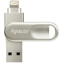 USB-флешка Apacer AH790 128Gb 3.1 Silver RP (AP128GAH790S-1)