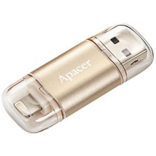 USB-флешка Apacer AH190 64Gb 3.1 Gold RP (AP64GAH190C-1)