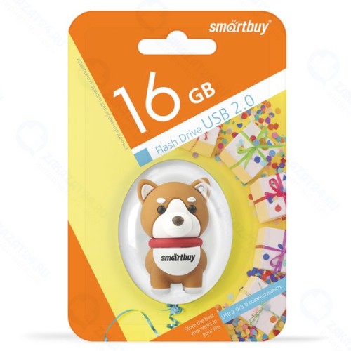 USB-флешка Smartbuy Wild Series: Собачка Акита 16GB (SB16GBAkitaW)