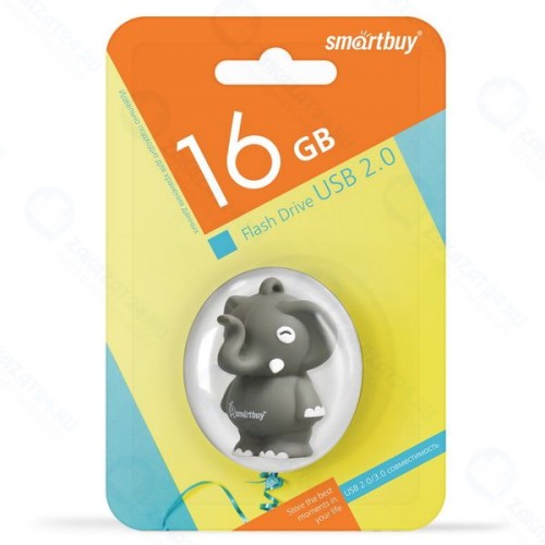 USB-флешка Smartbuy Wild Series: Слоник 16GB (SB16GBElphtG)