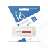 USB-флешка Smartbuy Iron 16GB White/Red (SB16GBIR-W3)
