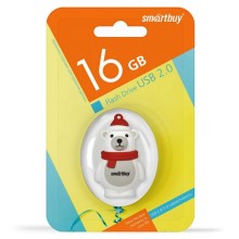 USB-флешка Smartbuy Wild Series: Белый медведь 16GB (SB16GBPolarBearW)