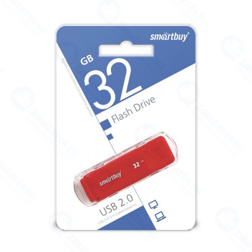 USB-флешка Smartbuy Dock 32GB Red (SB32GBDK-R)