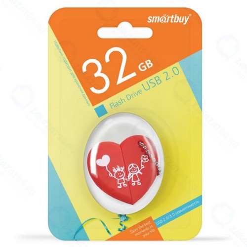 USB-флешка Smartbuy Wild Series: Сердце 32GB (SB32GBHeart)