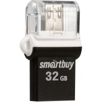 USB-флешка Smartbuy OTG Poko Series 32GB Black (SB32GBPO-K)
