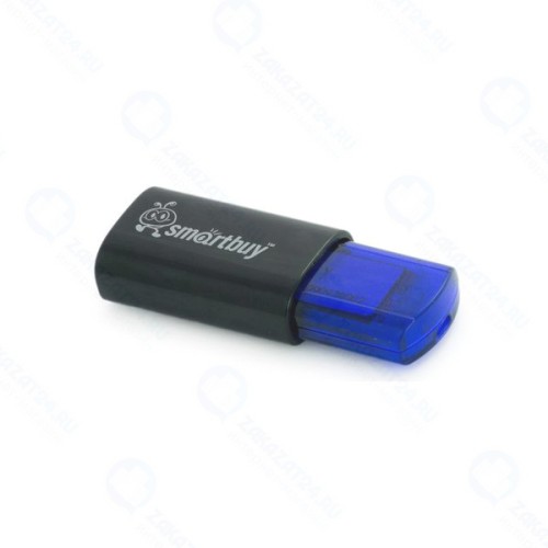 USB-флешка Smartbuy Click 64GB Black/Blue (SB64GBCL-B)