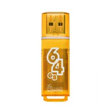 USB-флешка Smartbuy Glossy Series 64GB Orange (SB64GBGS-Or)