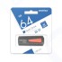 USB-флешка Smartbuy Iron 64GB Black/Red (SB64GBIR-B3)