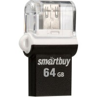 USB-флешка Smartbuy OTG Poko Series 64GB Black (SB64GBPO-K)