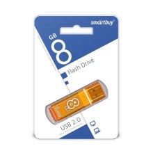 USB-флешка Smartbuy Glossy Series 8GB Orange (SB8GBGS-Or)