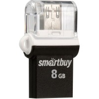 USB-флешка Smartbuy OTG Poko Series 8GB Black (SB8GBPO-K)