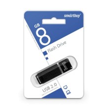 USB-флешка Smartbuy Quartz Series 8GB Black (SB8GBQZ-K)