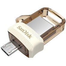 USB-флешка SanDisk Ultra Android 32GB DD OTG m3.0/USB 3.0 White/Gold (SDDD3-032G-G46GW)