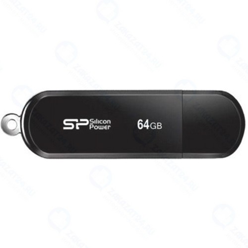 USB-флешка SILICON-POWER LuxMini 322 64GB Black (SP064GBUF2322V1K)