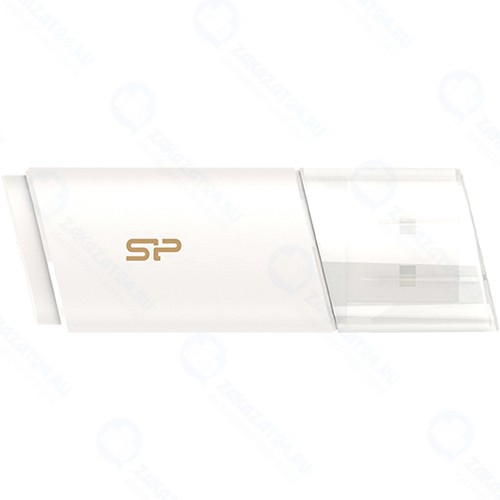 USB-флешка SILICON-POWER Blaze B06 128GB White (SP128GBUF3B06V1W)