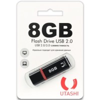 USB-флешка Utashi Flash Drive 8GB Haya Black (UT8GBHYB)