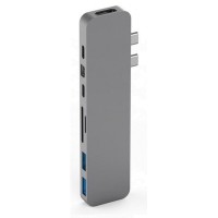 Хаб HYPER Drive Pro USB Type-C Gray (GN28D-GRAY)