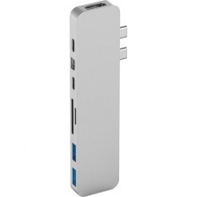 Хаб HYPER Drive Pro USB Type-C Silver (GN28D-SILVER)