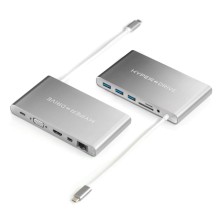 Хаб HYPER Drive Ultimate USB-A/USB Type-C Gray (GN30-GRAY)