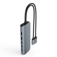 Хаб HYPER Drive Viper USB Type-C Gray (HD392-GRAY)