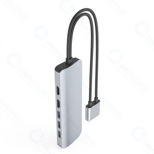 Хаб HYPER Drive Viper USB Type-C Silver (HD392-SILVER)