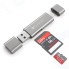 Картридер Satechi Aluminum USB 3.0 + USB Type-C - SD/microSD Space Gray (ST-TCCRAM)