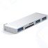 Разветвитель для компьютера Satechi 3-in-1 Combo Hub Silver (ST-TCUHS)