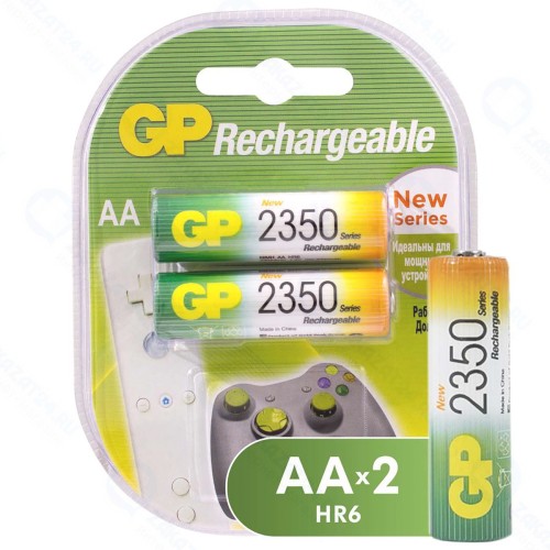 Аккумуляторы GP АA (LR6), 2 шт (235PROAAHC-2CR2)
